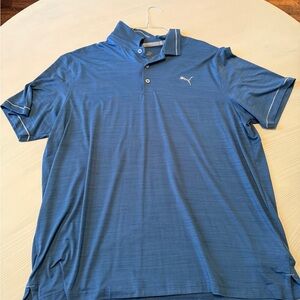 Puma Men's Classic Blue Golf Polo